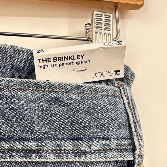 Joes Jeans The Brinkley Paper bag Alone Together High Rise SZ 26 NWT - Picture 5 of 7